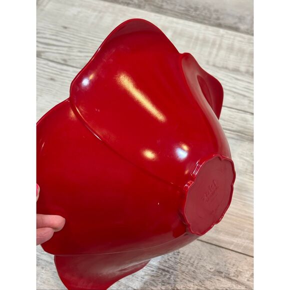 Zak! Designs Red Rose Nesting Bowls 4pc Set - Picture 9 of 11